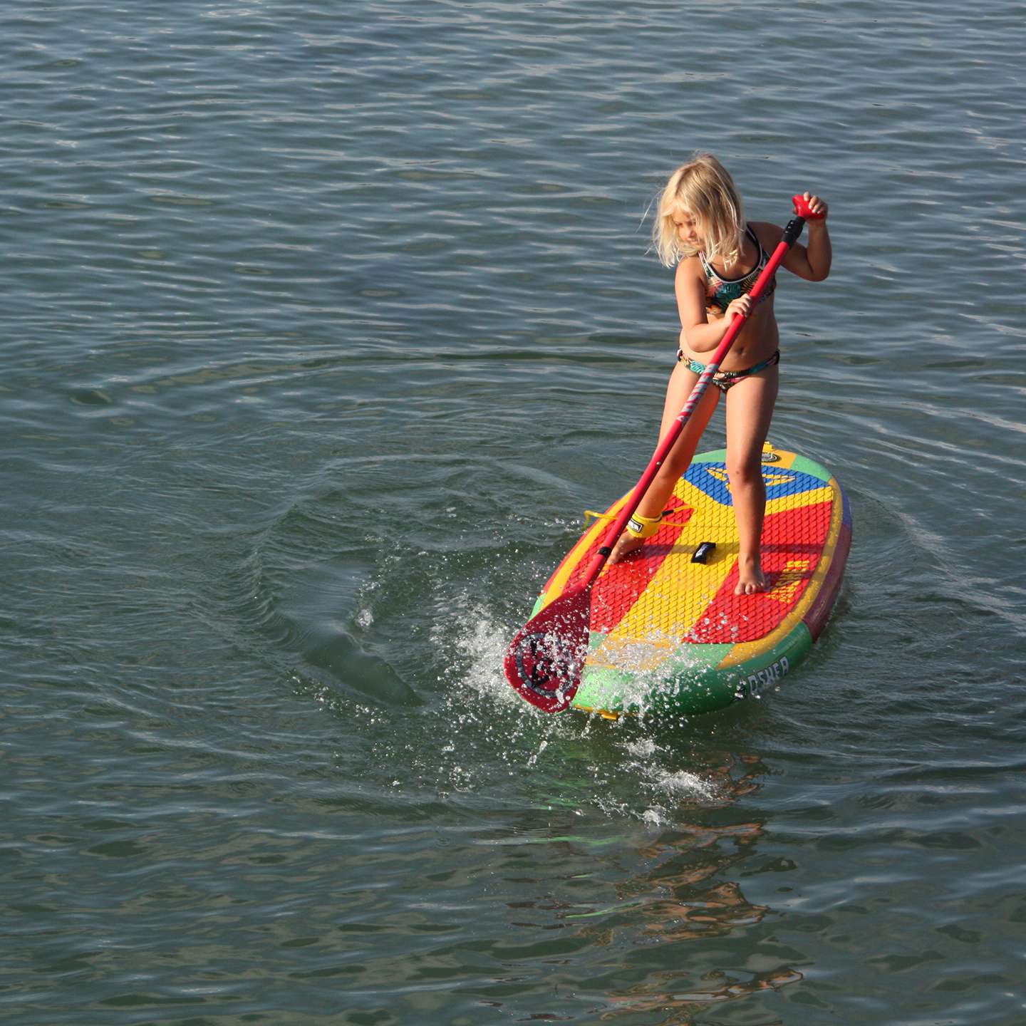 O'Shea 7'10 Grom QSx Inflatable SUP Board 2025 close-up detail of board construction, deck pad and accessory features
