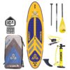 O'Shea 10'6 HDx Inflatable SUP 2025 studio product image of the full board