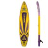 O'Shea 11'0 Siren HDx Inflatable SUP 2023 underside view showing fin box, rails and inflatable board outline