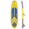 O'Shea 11'0 WIND+SUP Inflatable SUP Board 2025 deck view showing traction pad, carry handle and board shape