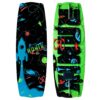 ronix-2022-vision-board-cutout-zoom Ronix Vision Kids Wakeboard 2026 studio product view showing the deck graphic