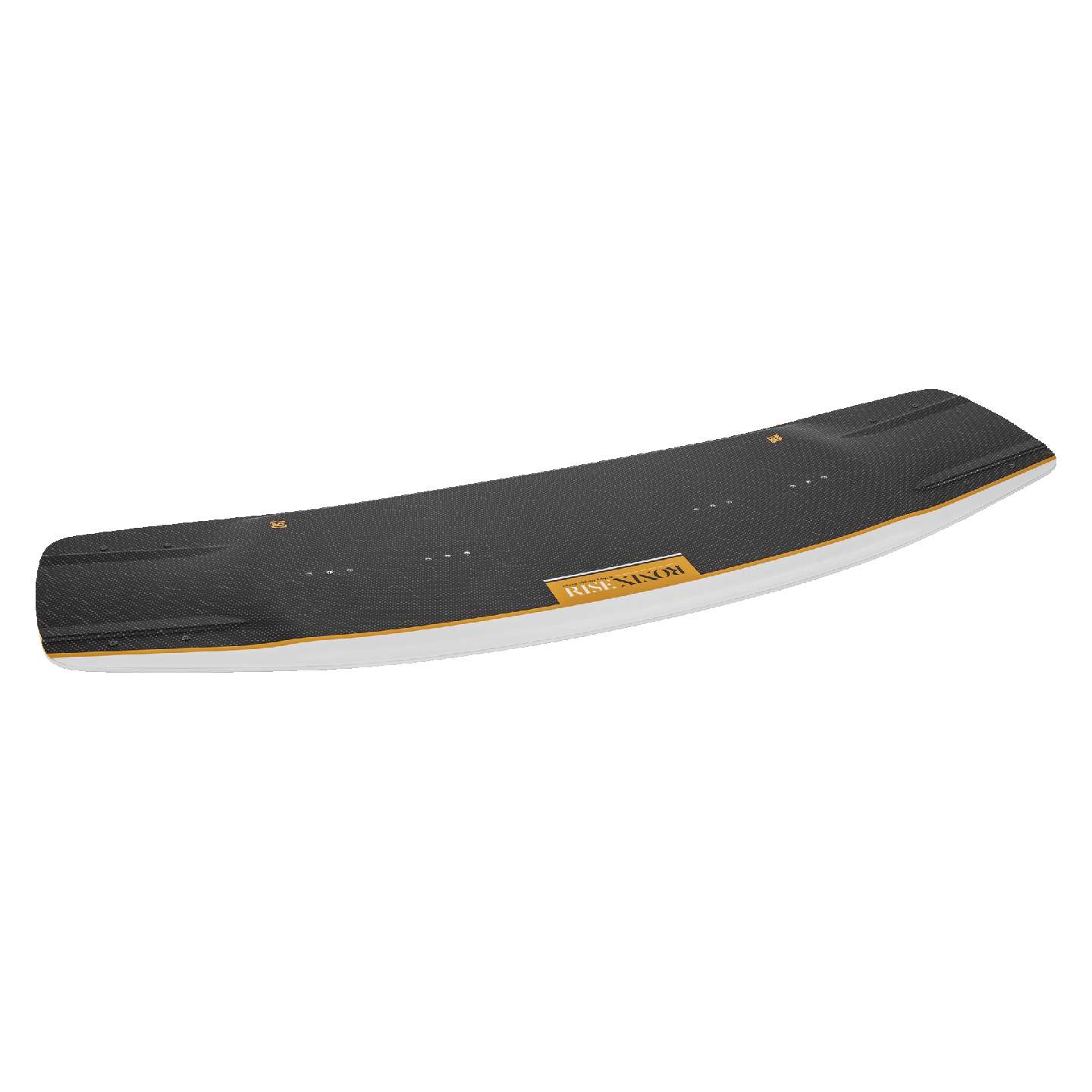 Ronix Women’s Rise 2024 Wakeboard side rocker and rail profile view