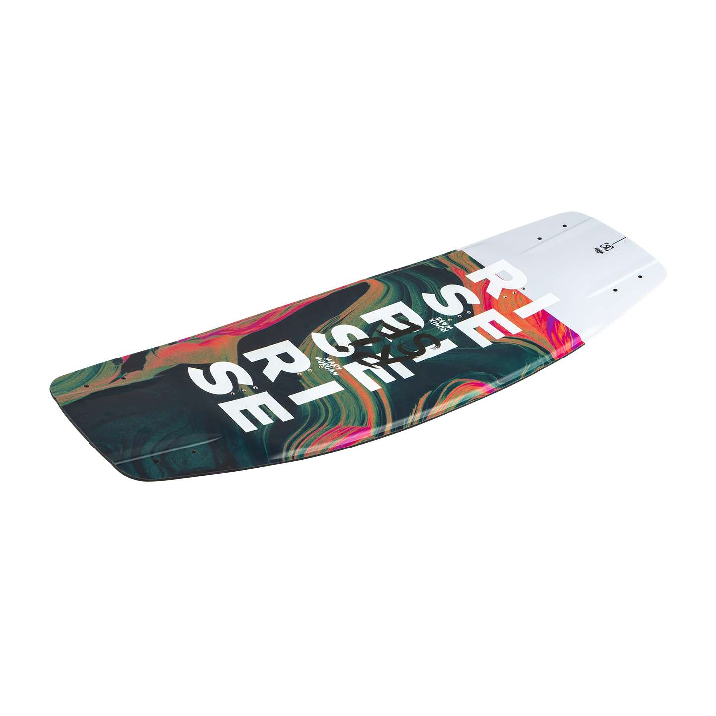 Ronix Women’s Rise 2026 Wakeboard side rocker and rail profile view