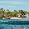 Ronix District 2026 Wakeboard bottom/base view showing the underside graphic
