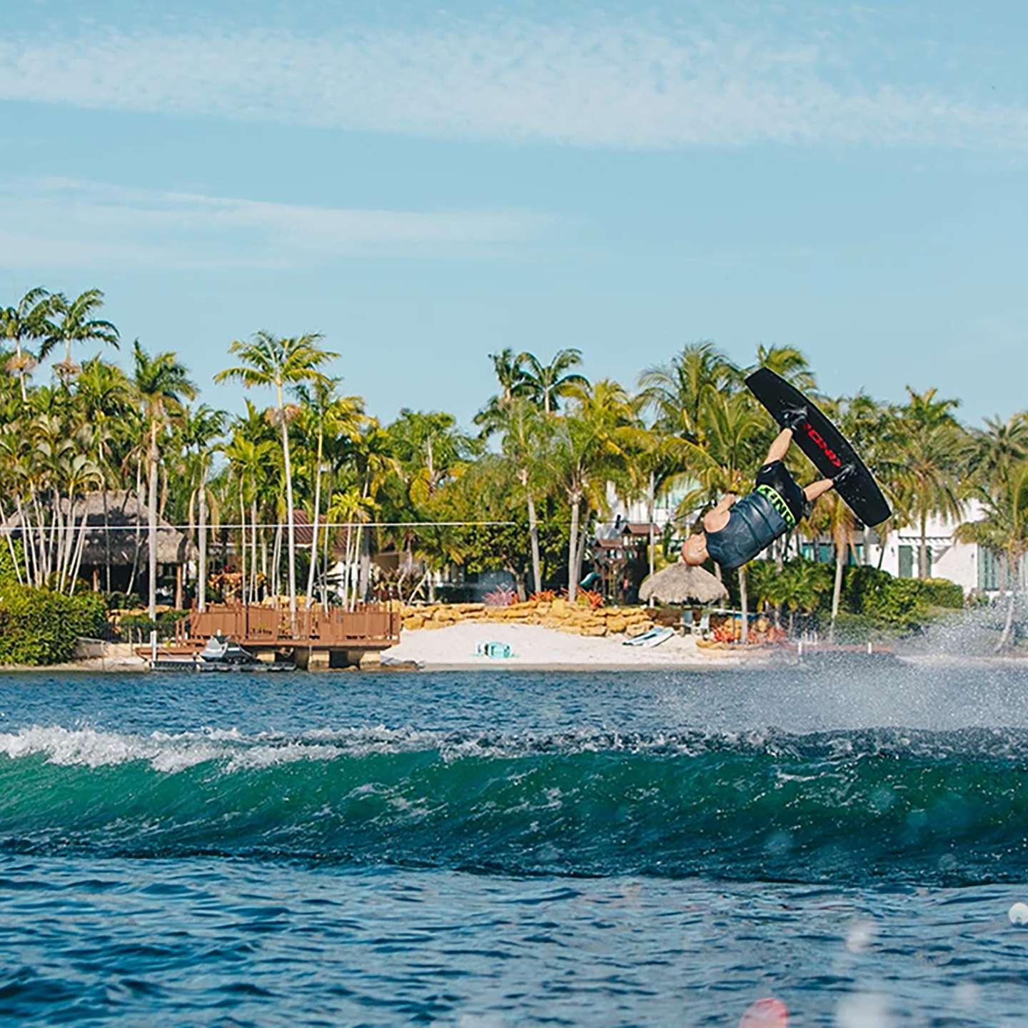 Ronix District 2026 Wakeboard bottom/base view showing the underside graphic