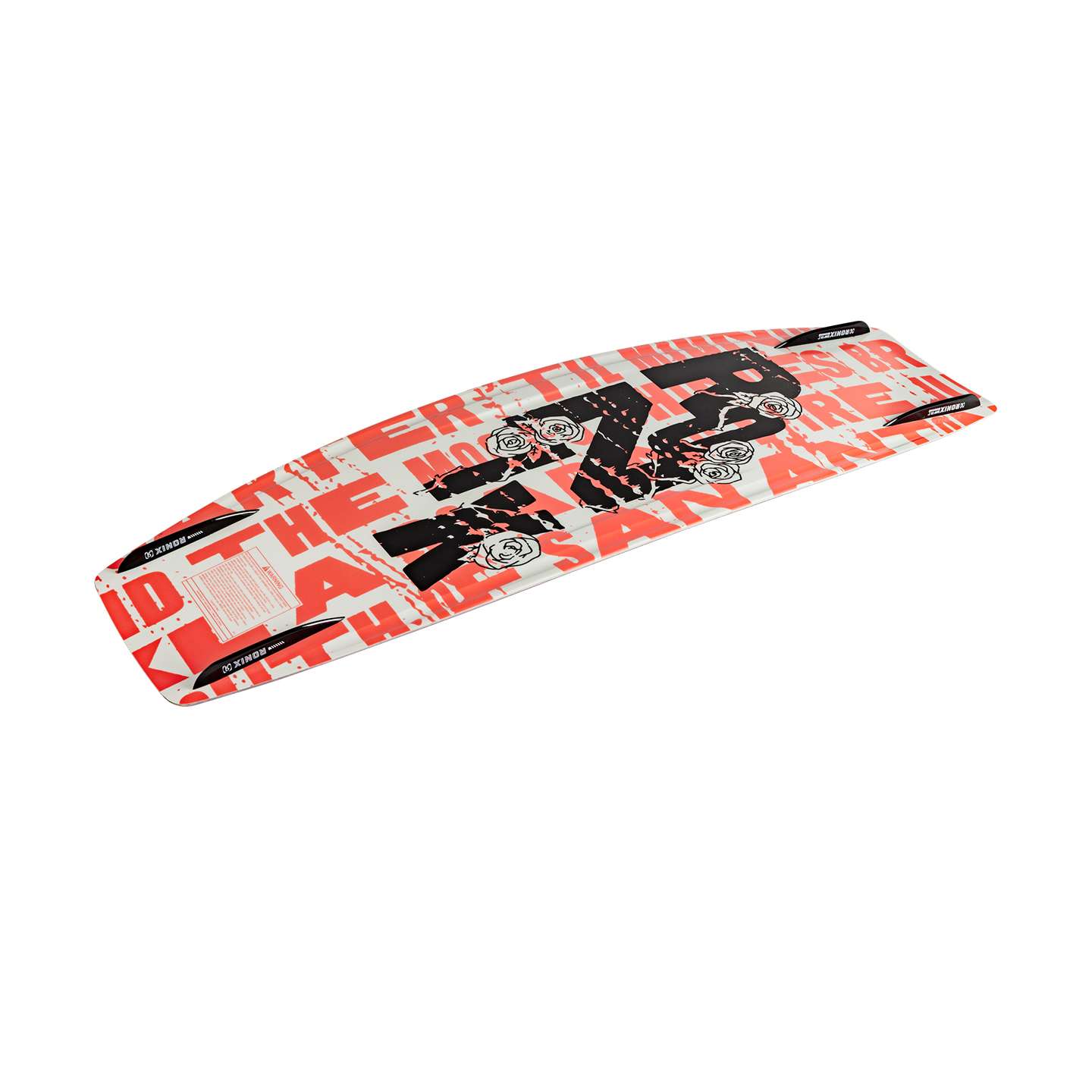 Ronix Quarter 'Til Midnight 2026 Wakeboard close-up detail of the wakeboard construction and inserts