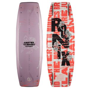 Ronix Quarter 'Til Midnight 2026 Wakeboard studio product view showing the deck graphic