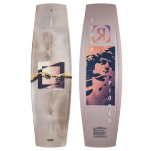 Ronix Utopia Variable Flex 2026 Wakeboard studio product view showing the deck graphic