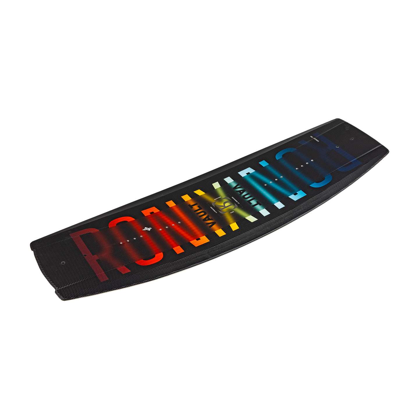 Ronix Vault 2026 Wakeboard side rocker and rail profile view