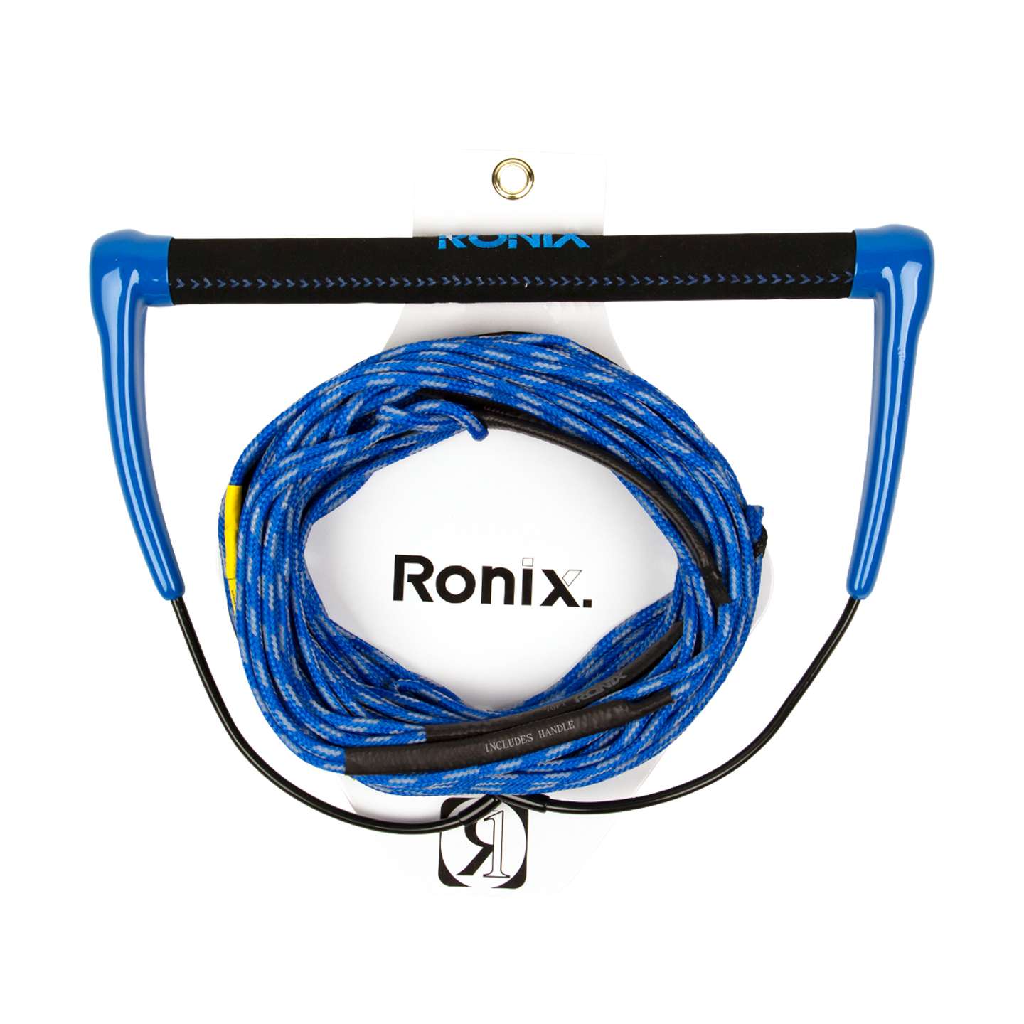 Ronix Combo 3.0 Wake Handle Package 2021 in blue studio product view of the rope and handle package