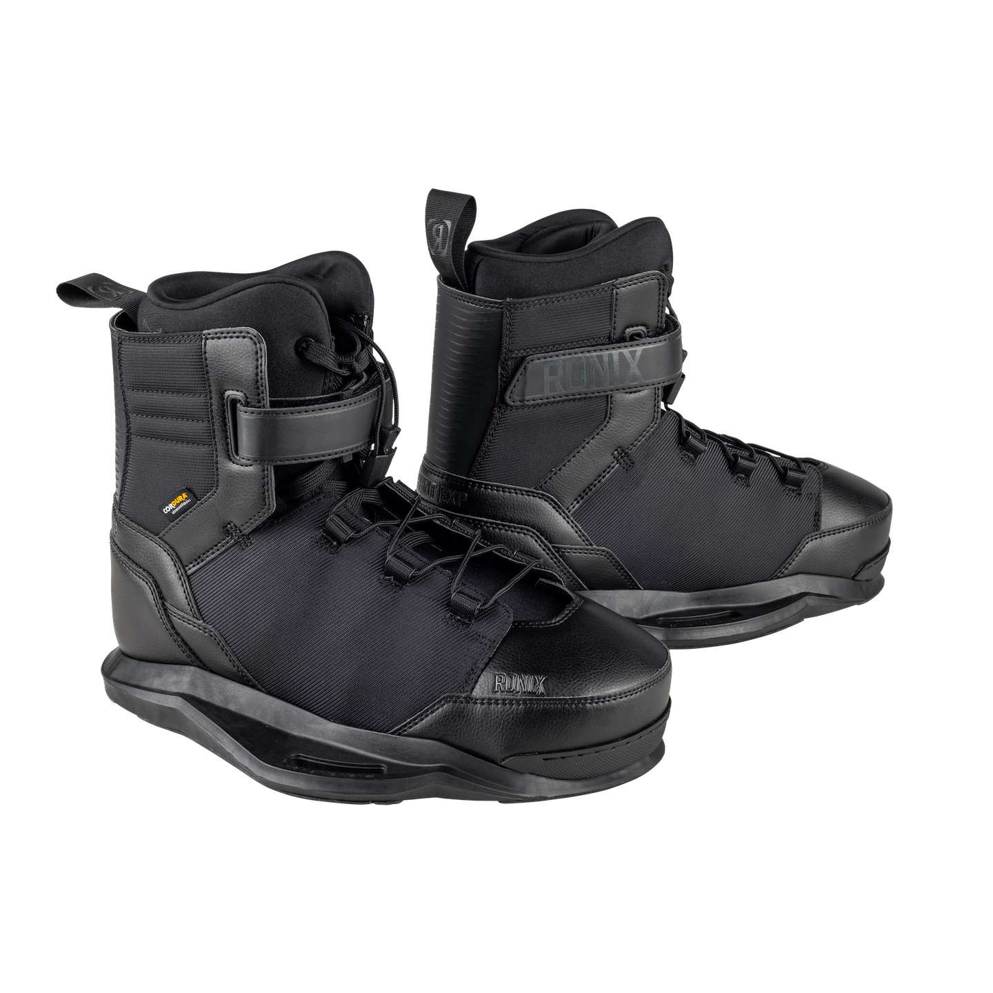 Ronix Footprint EXP 2026 Wakeboard Boots rear heel and cuff detail view