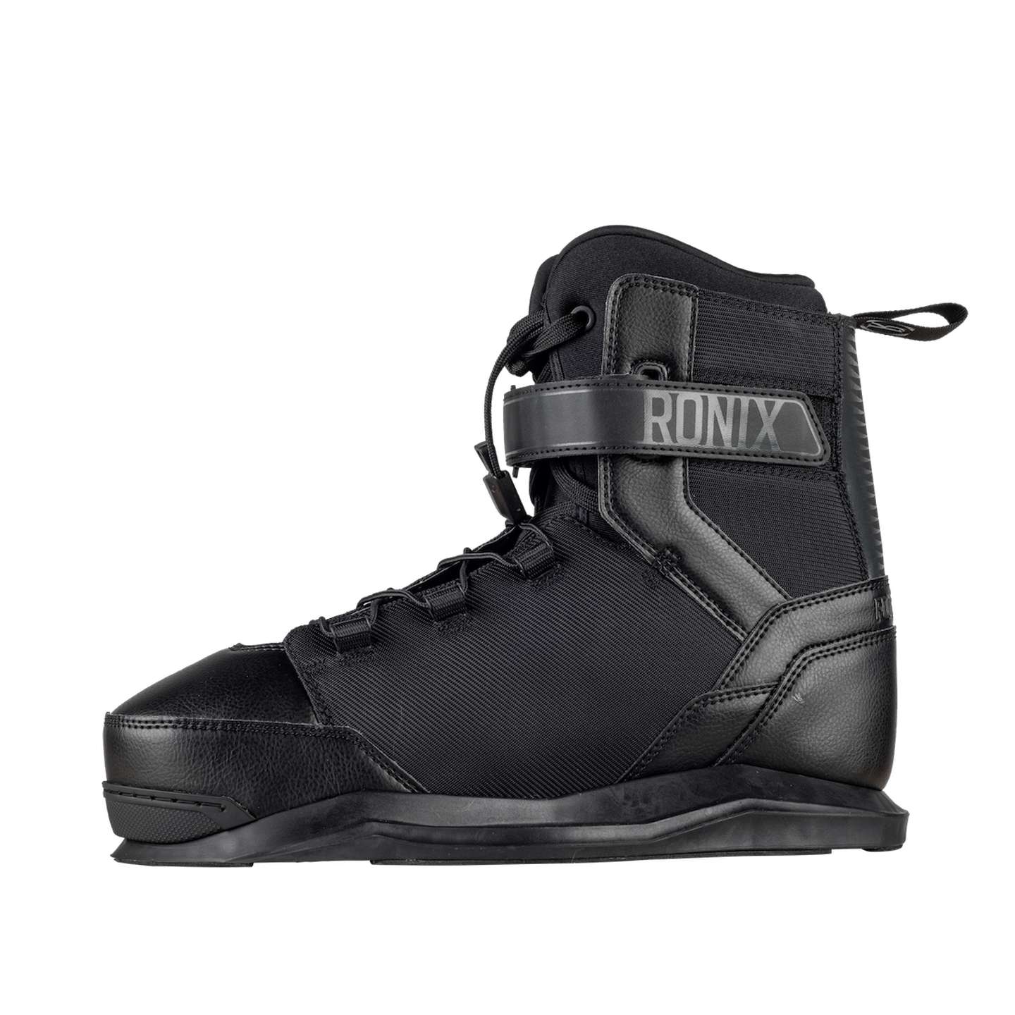 Ronix Footprint EXP 2026 Wakeboard Boots lace, liner and closure detail view