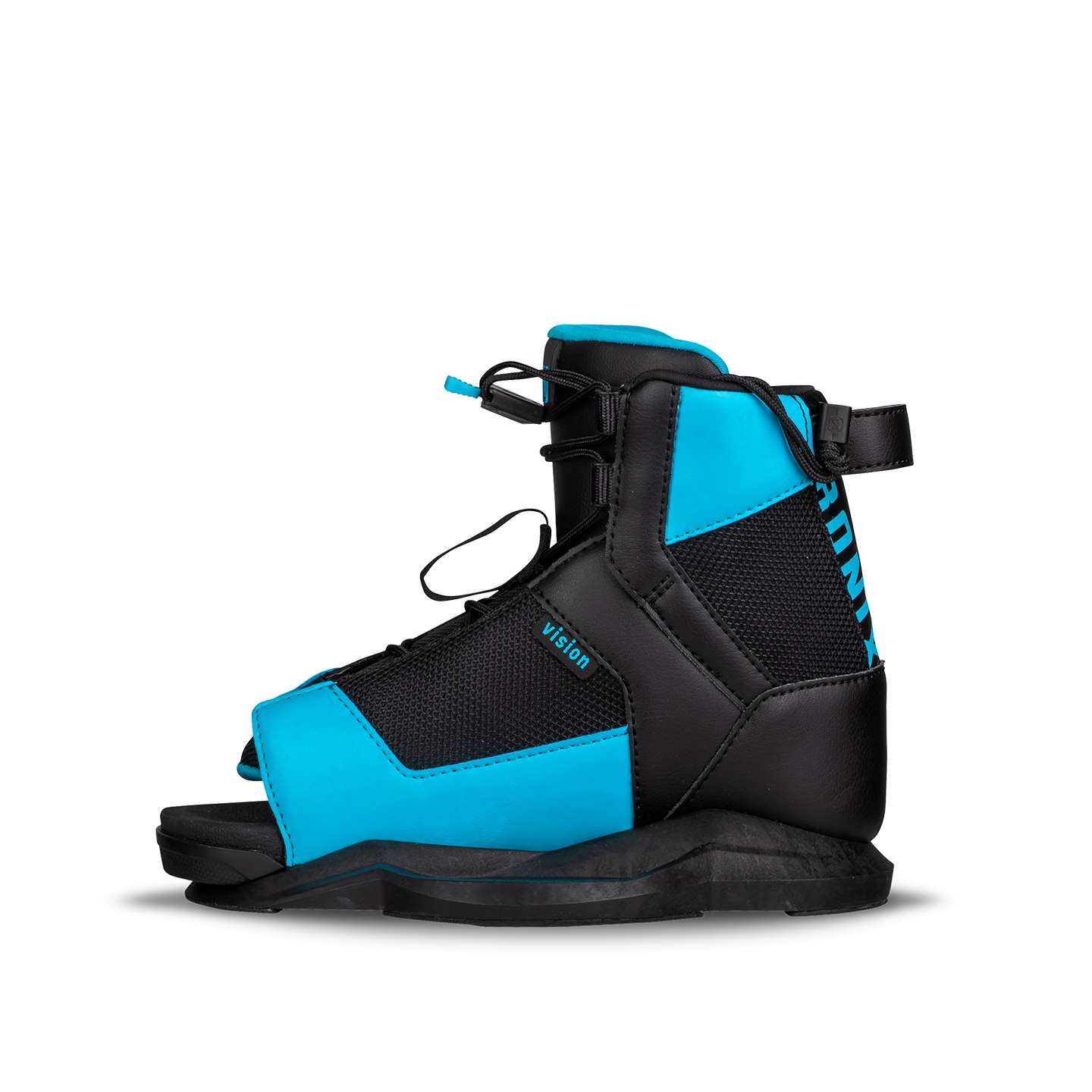 Ronix Vision Boys 2026 Wakeboard Boots lace, liner and closure detail view