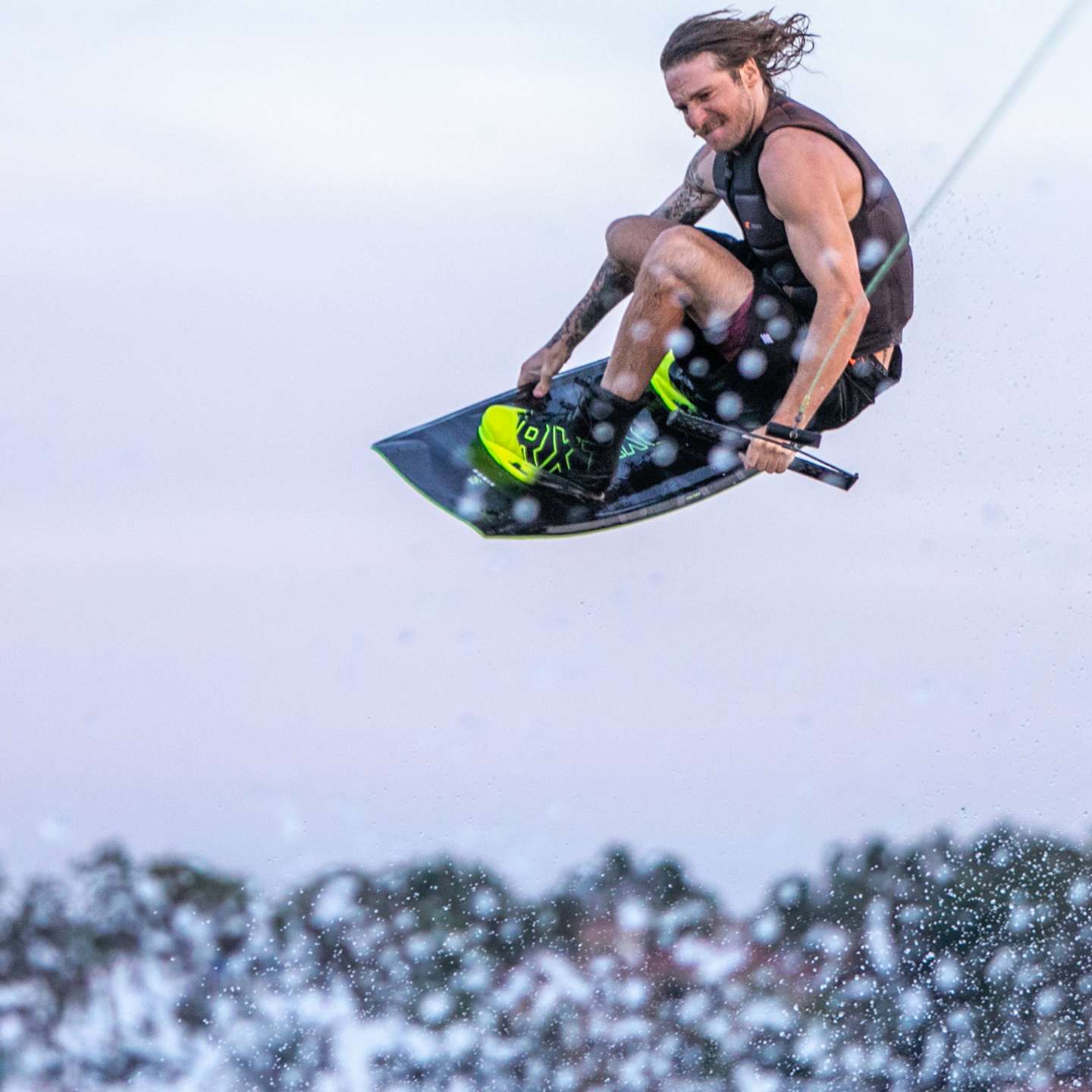 Ronix RXT 2024 Wakeboard Boots side profile view showing boot shape and support