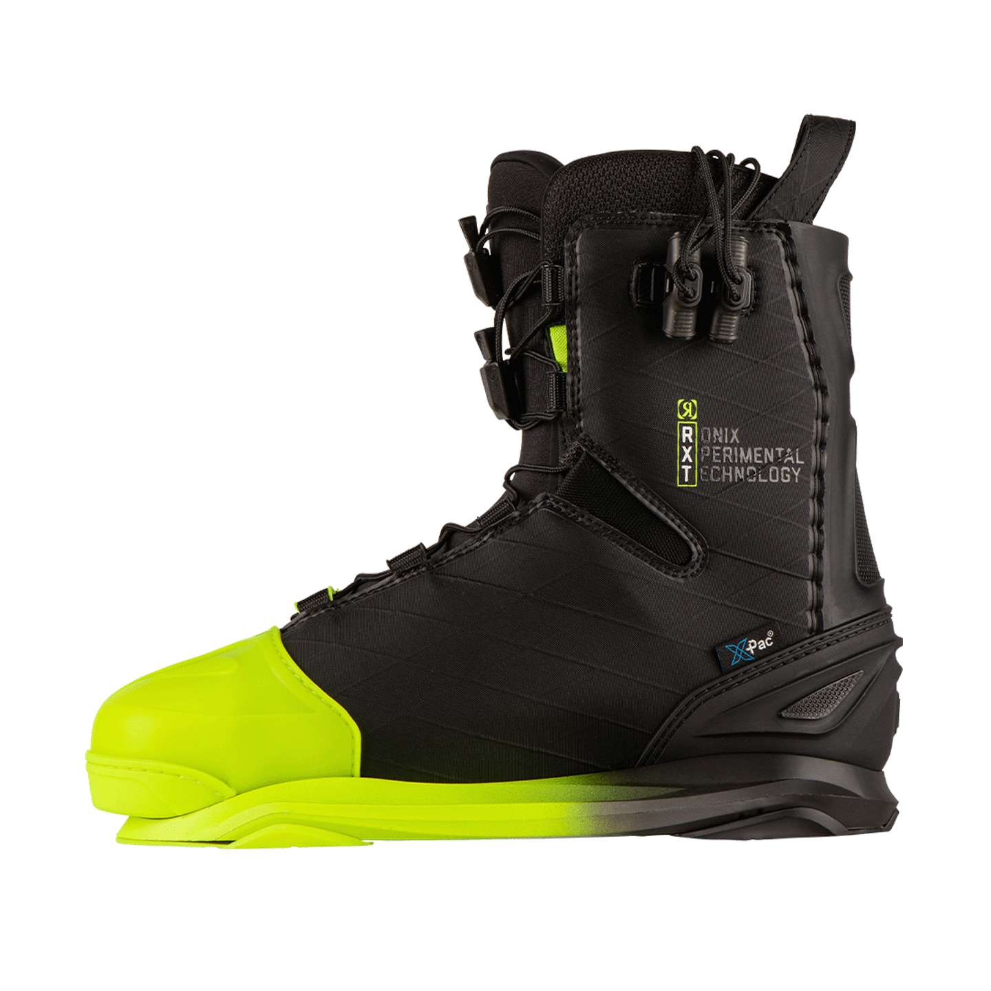 Ronix RXT 2024 Wakeboard Boots lace, liner and closure detail view