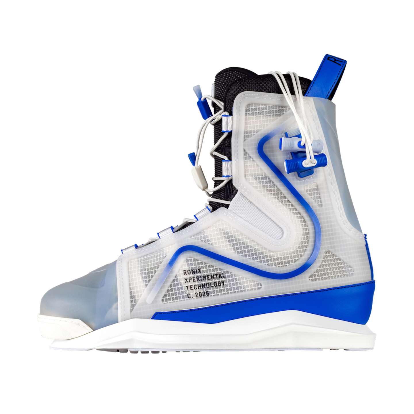 Ronix RXT 2026 Wakeboard Boots lace, liner and closure detail view