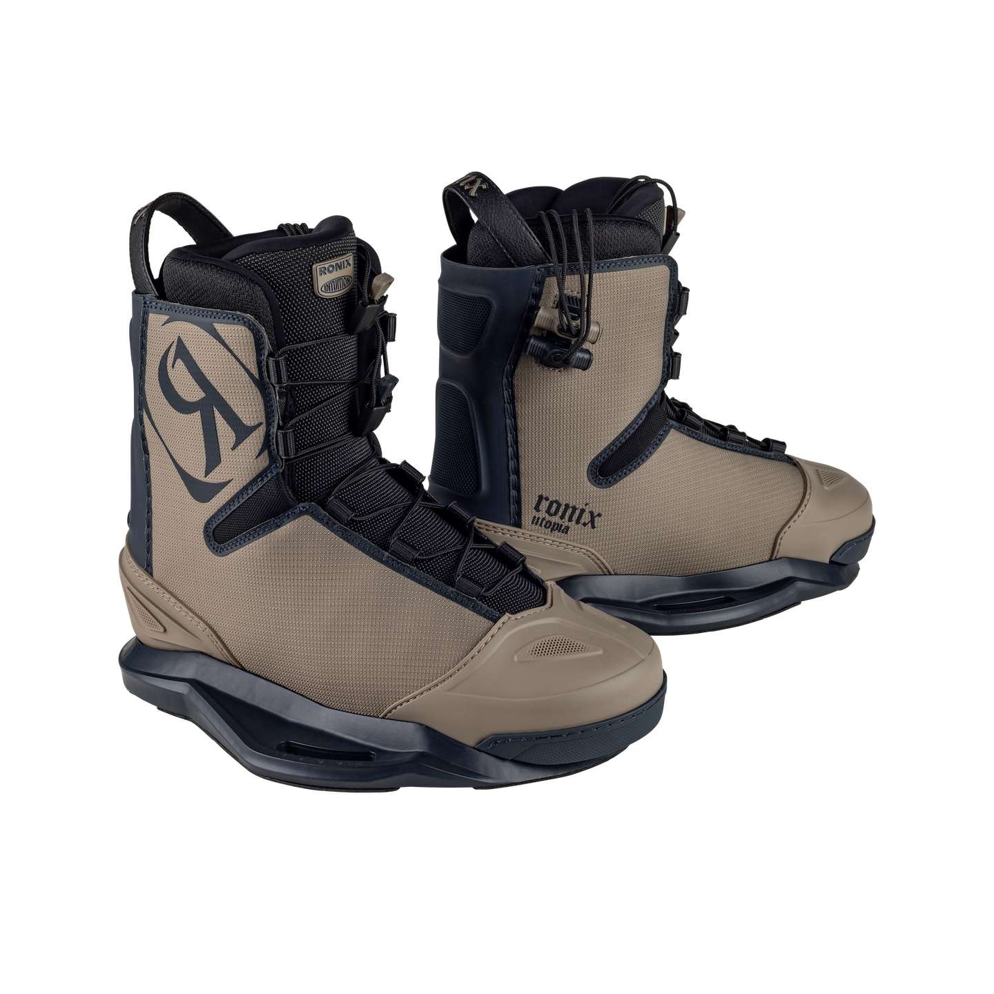Ronix Utopia 2026 Wakeboard Boots rear heel and cuff detail view