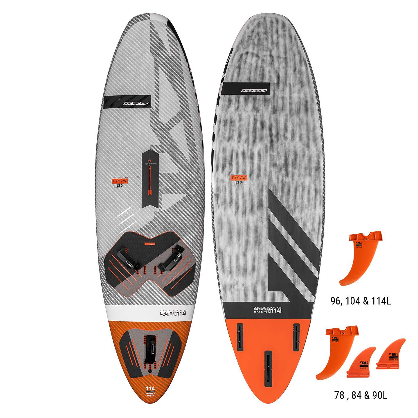 RRD Freestyle Wave 114 LTD V5 Windsurf Board 2019 - King of 