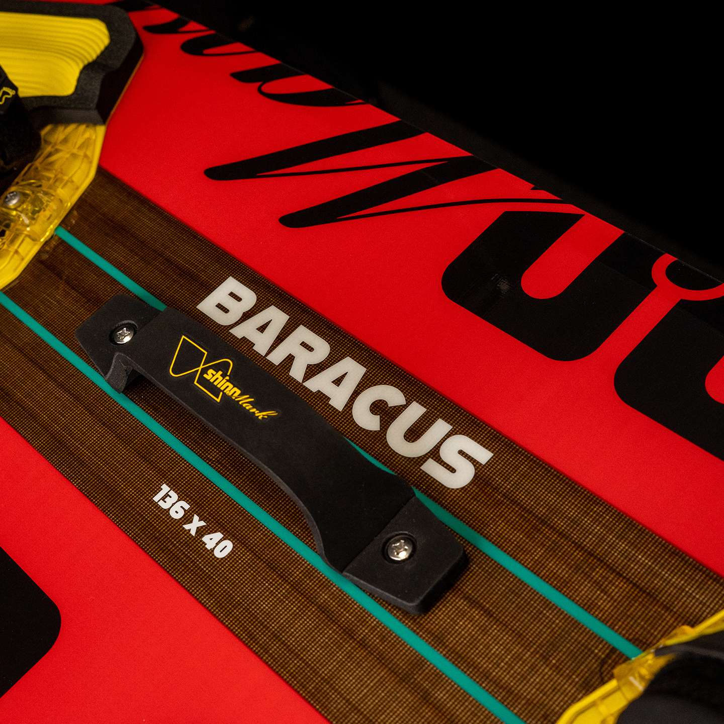 Shinn Baracus Kiteboard 2025 additional gallery view showing board shape and finish details
