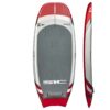 SIC Maui Mako 5'7 Foil Board 2021 detail view highlighting the foil track mounting area, rails and compact board shape