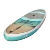 SIC Maui Tao Air 10'6 Inflatable SUP underside or angled view showing the hull profile, fin area and board outline