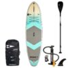 SIC Maui Tao Air 10'6 Inflatable SUP full product cutout showing the inflatable paddle board shape, deck pad and touring outline