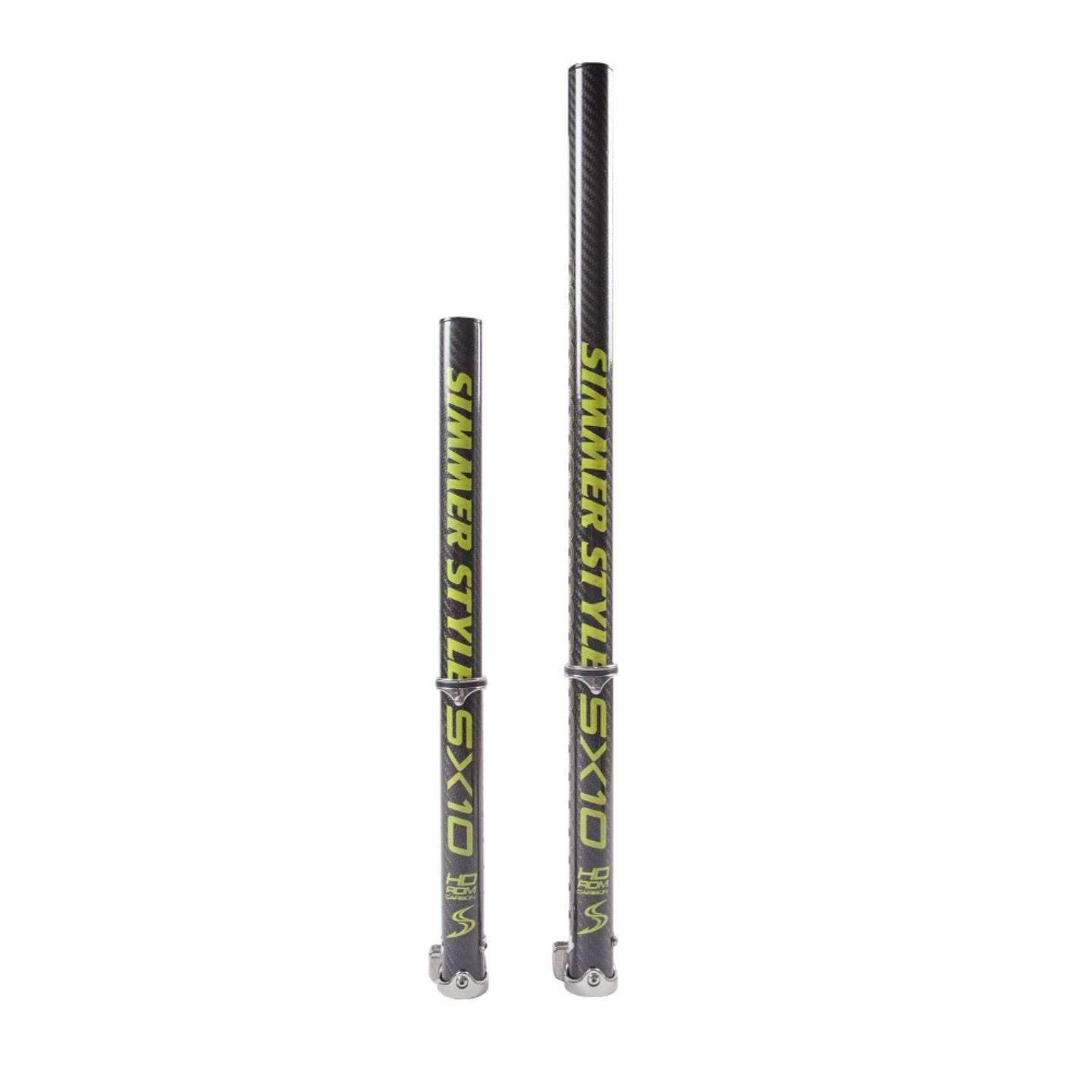 Simmer SX10 Mast Extension windsurf mast extension product cutout showing the mast extension tube, adjustment holes and base hardware