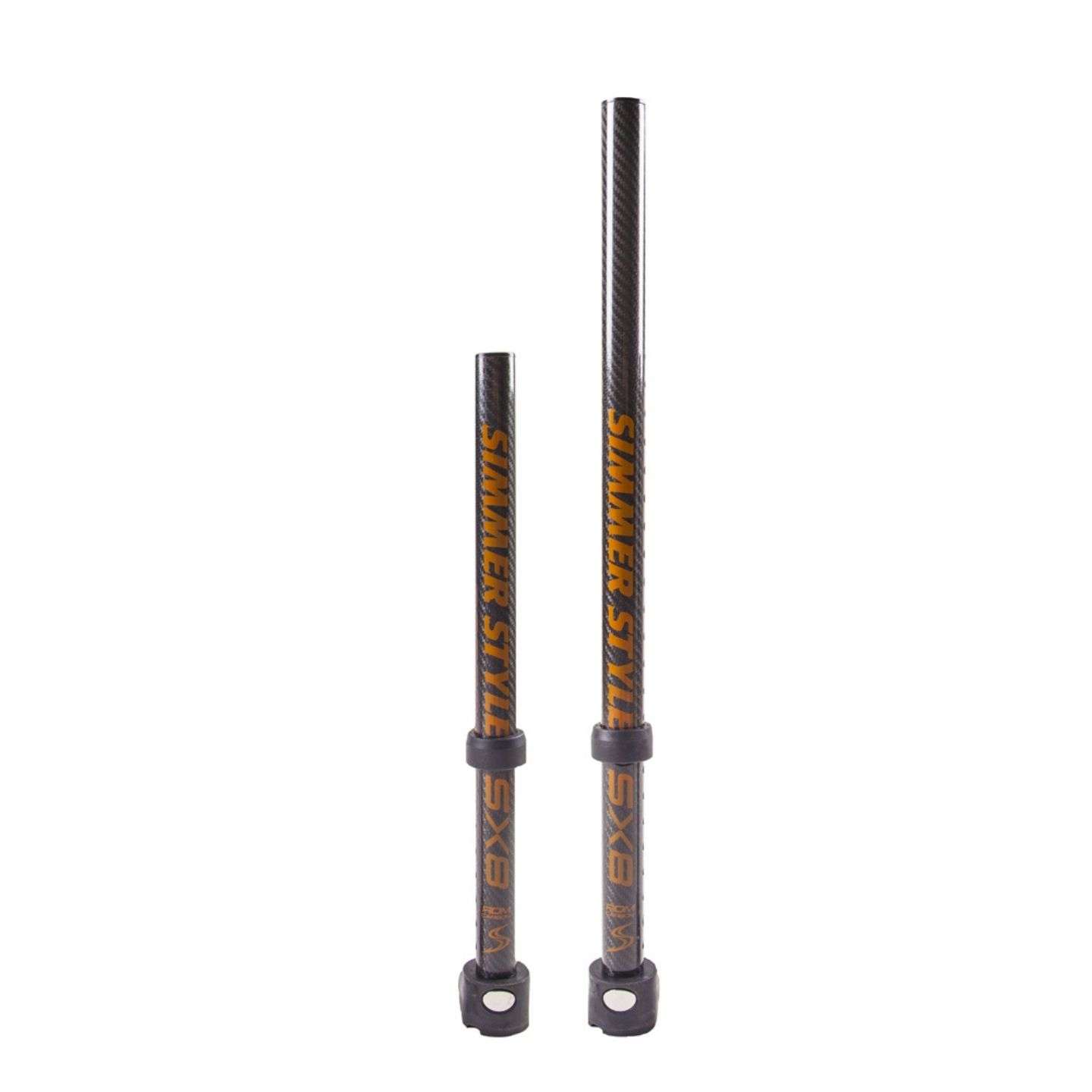 Simmer SX8 Mast Extension windsurf mast extension product cutout showing the mast extension tube, adjustment holes and base hardware
