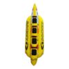 spinera-rocket-4-tube-alt2-zoom Spinera Rocket 4 Inflatable Watersled inflatable towable water tube on-water style image highlighting the handles, seating area and inflatable deck shape