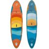 Spinera SUPVENTURE SUNSET iSUP inflatable stand up paddle board clean studio product cutout showing the sunset colourway colourway
