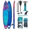 Spinera SUPTOUR iSUP inflatable stand up paddle board alternate product view showing key features and construction details