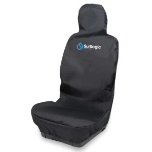 Surflogic Waterproof Car Seat Cover Single in black waterproof vehicle seat cover studio product view
