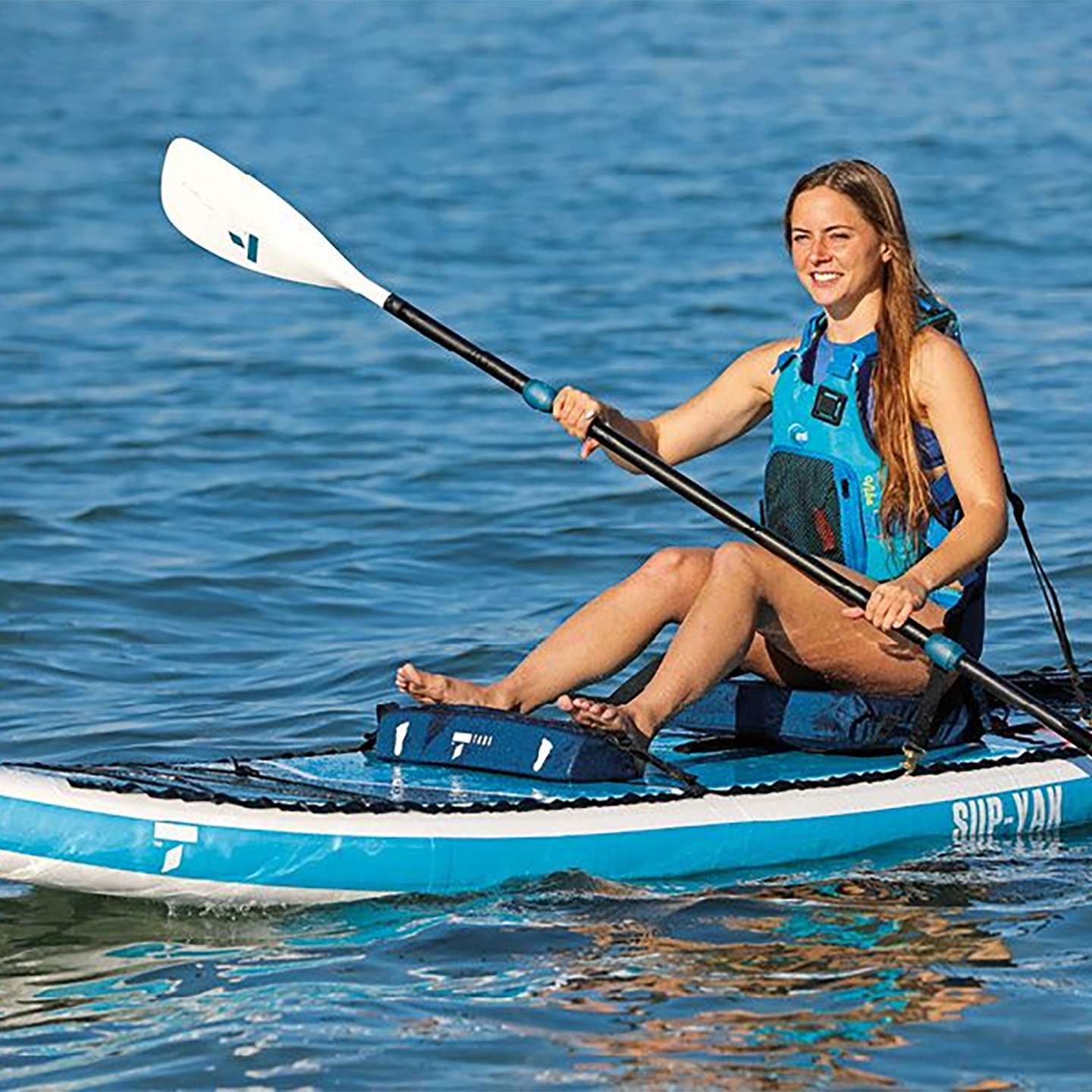 Tahe 10'6 Beach SUP-YAK with Kayak Kit 2022 kayak seat and paddle kit detail
