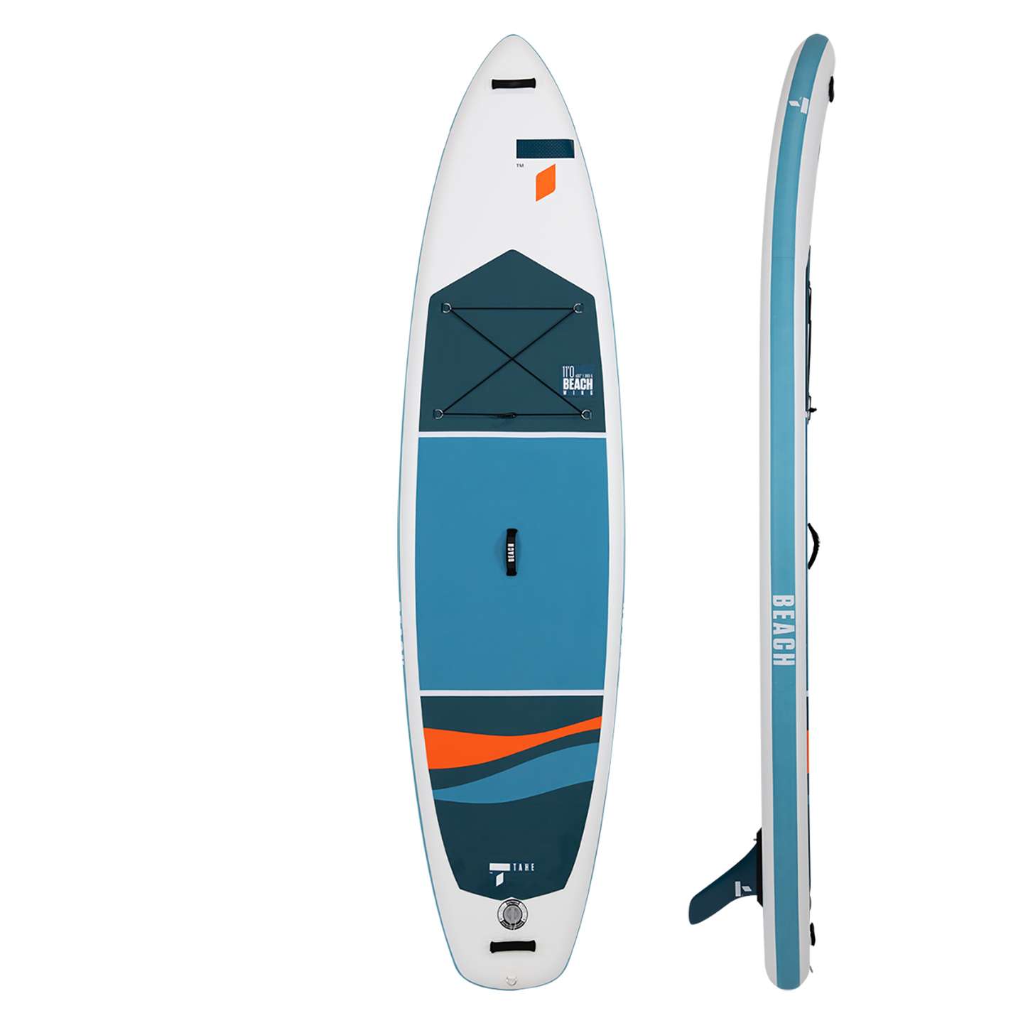 Tahe 11'0 Beach Wing Inflatable SUP 2022 wing SUP setup lifestyle view
