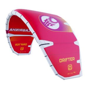 Cabrinha Drifter Apex 2026 Kite full product cutout, showing the inflated kite canopy, leading edge, strut layout and colourway on a clean background