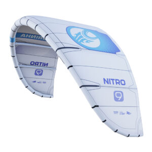 Cabrinha Nitro Apex 2026 Kite full product cutout, showing the inflated kite canopy, leading edge, strut layout and colourway on a clean background
