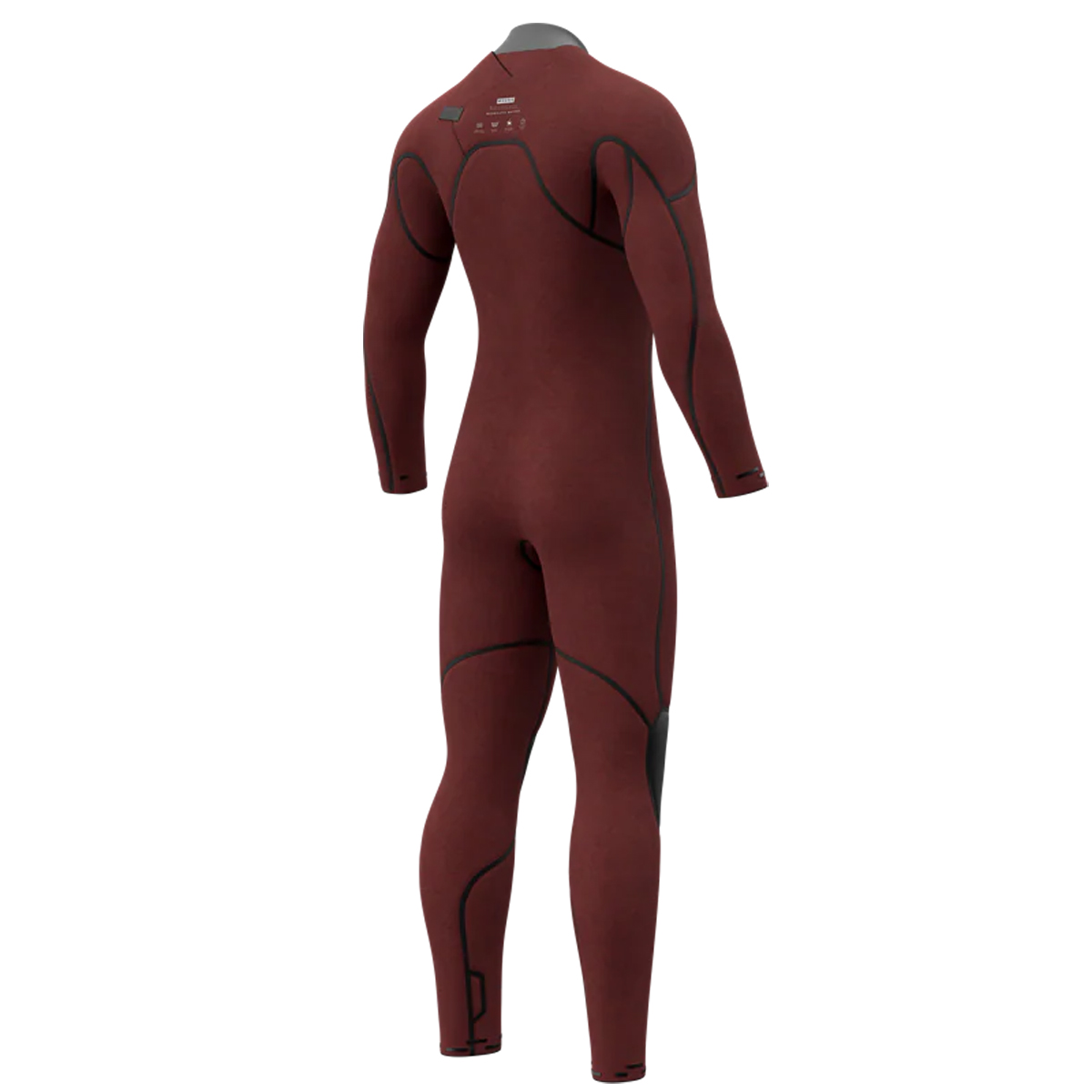Mystic Majestic FZ 4/3 Wetsuit 2026 in colour 698 close-up of neoprene panels and stitching