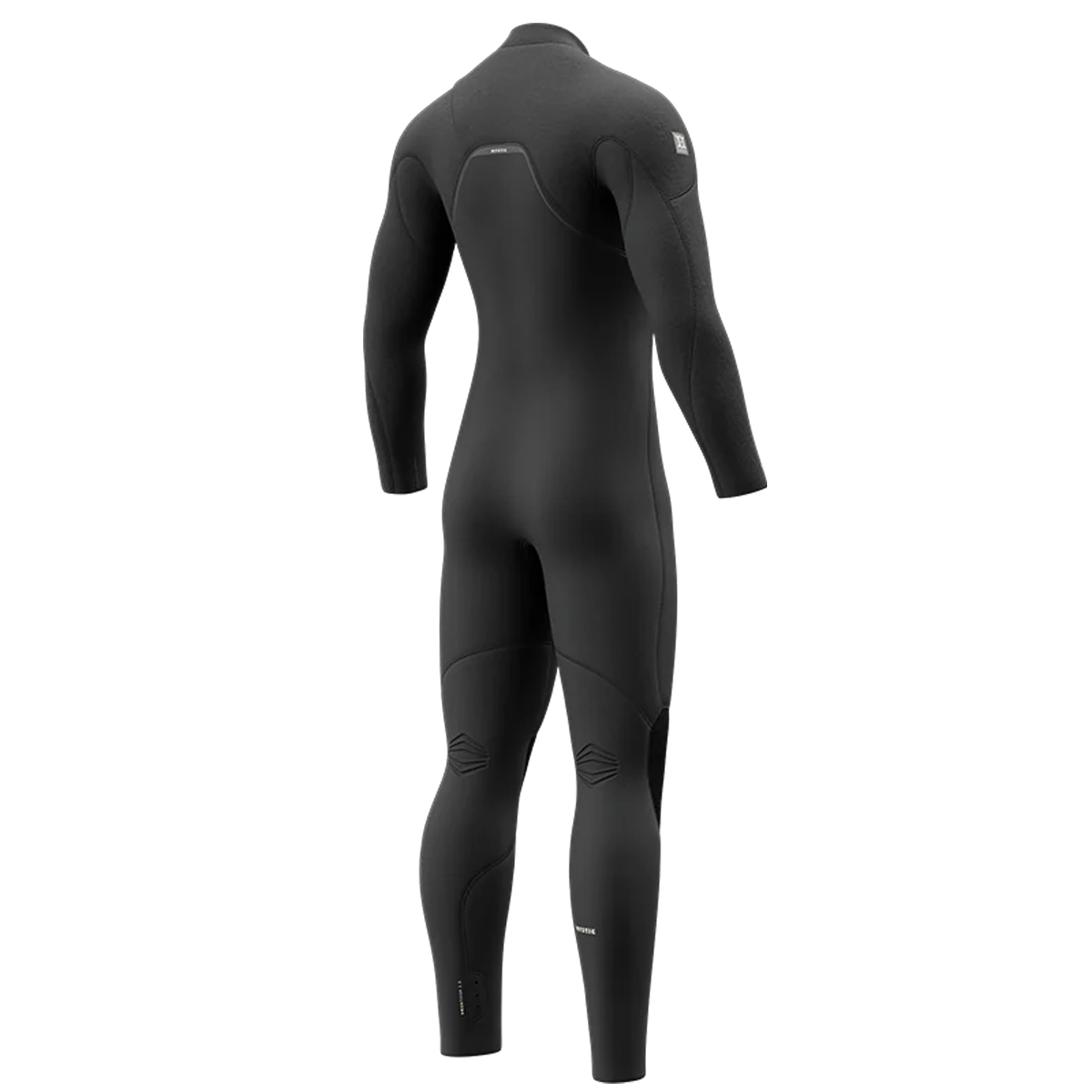 Mystic Majestic FZ 4/3 Wetsuit 2026 in colour 900 back view showing zip and panel layout