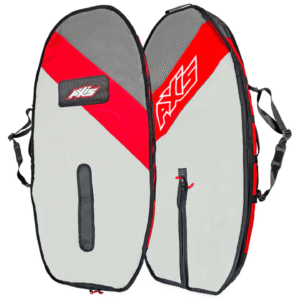 Axis Foil Boardbag deck view showing traction pad and rider stance area