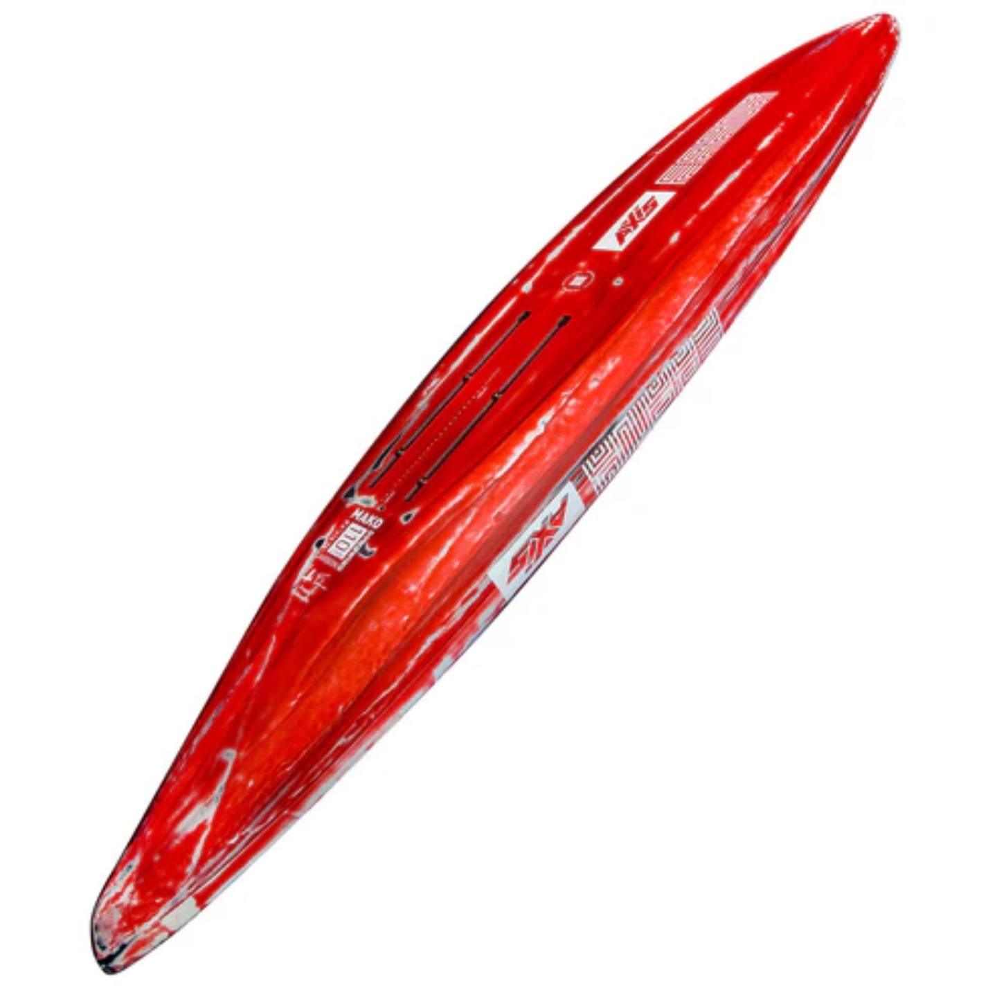 Axis  Frank Mako Downwind Foil Board deck view showing pad layout and standing area