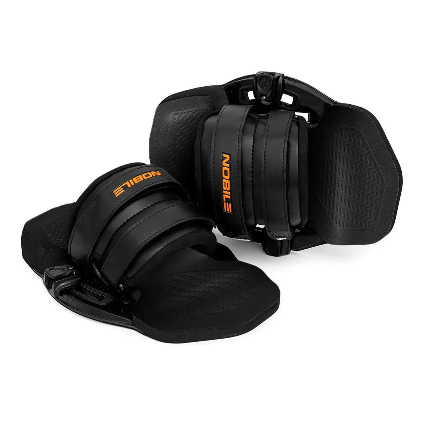 Nobile IFS Nano Pads and Straps in black studio product image showing the pads and straps set