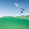 Crazyfly Nuke 2026 Kite on-water kitesurfing action photo showing the kite in use