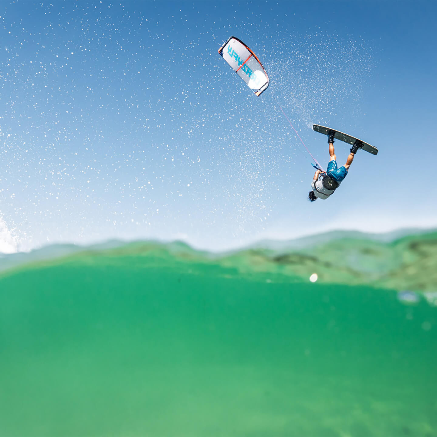 Crazyfly Nuke 2026 Kite on-water kitesurfing action photo showing the kite in use