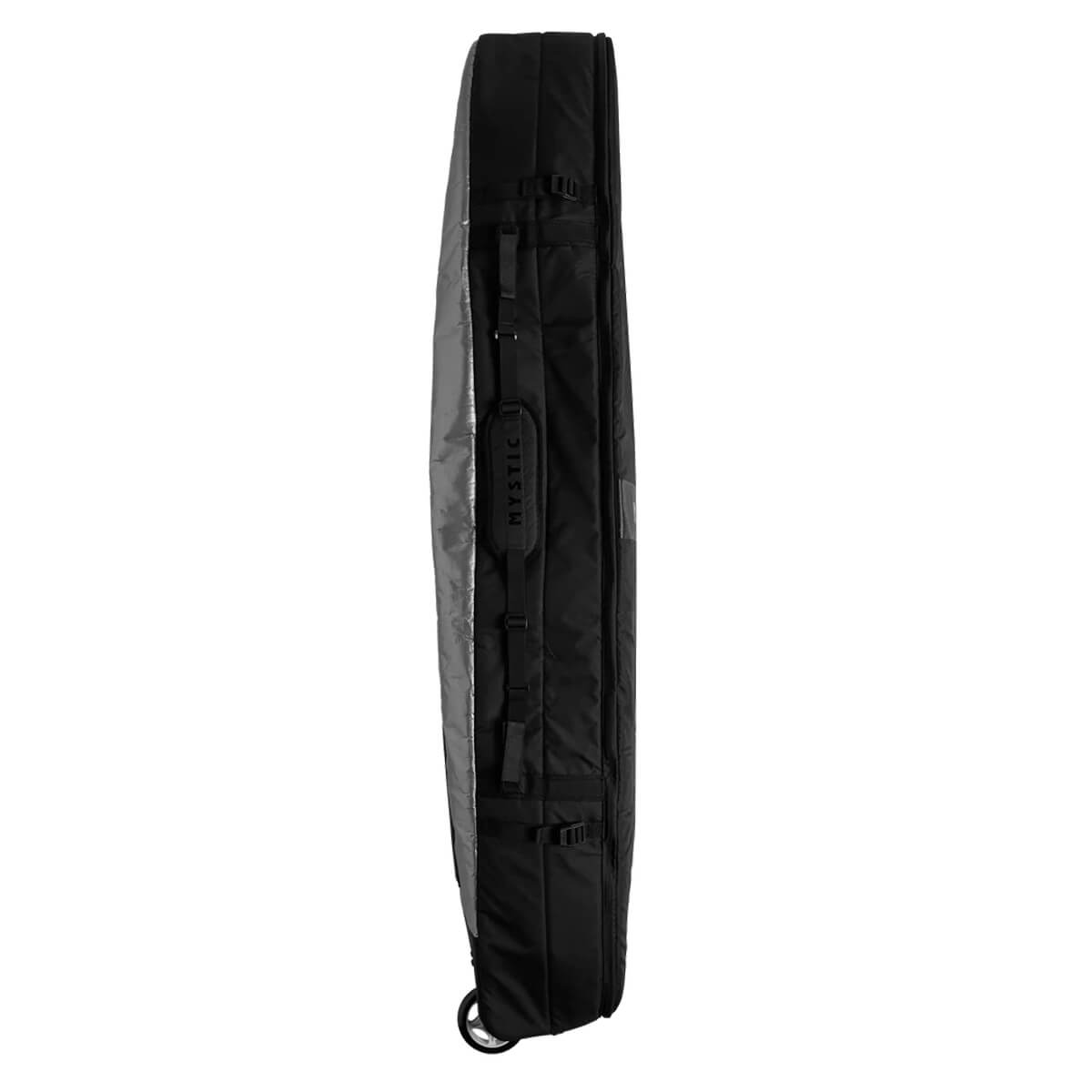 Mystic Patrol Foil Boardbag Wheeled padded interior and storage detail