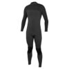 O'Neill Hyperfreak Comp 3/2 Zipless Wetsuit 2026 in colourway A00 front studio view