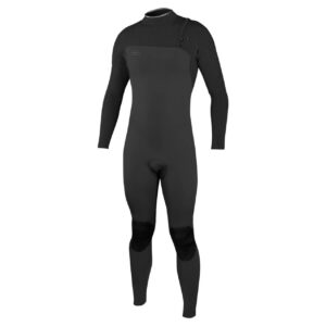 O'Neill Hyperfreak Comp 3/2 Zipless Wetsuit 2026 in colourway A00 front studio view