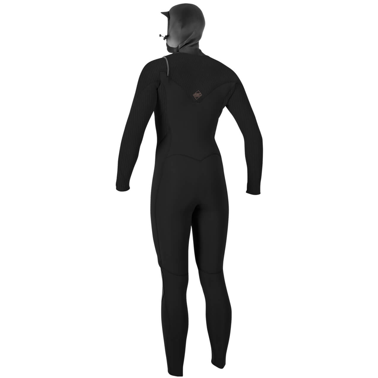 O'Neill Womens Hyperfreak 5/4+ CZ w/Hood Wetsuit 2026 back studio view