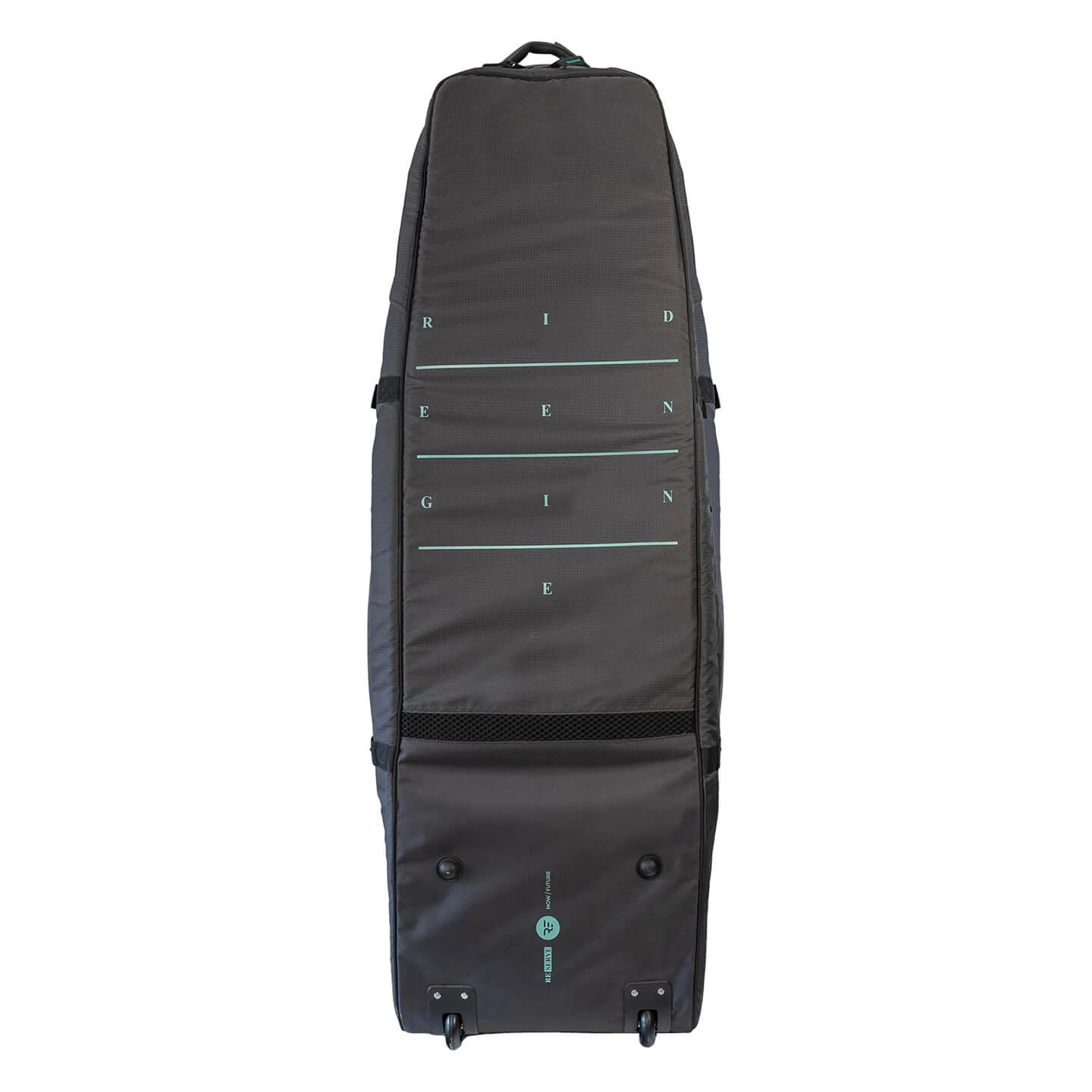 Ride Engine RE_Serve Golf Coffin Bag handle and zip detail showing padded travel protection and storage features