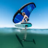 Cabrinha Code Wing Foil Board 2026 base view showing underside graphics, channels, rocker line, rail shape and bottom construction details