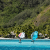 Duotone Aero Free SLS Wing Set wing foiling action photo on the water